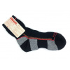 Ponožky Surtex 90% Merino ZIMA Čierne so šedou Veľkosť: 43 - 46