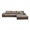 Carryhome ROHOVÁ SEDACIA SÚPRAVA, textil, hnedá, svetlohnedá - Sedačky - 000553002724