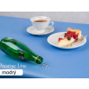 MODRÝ Teflónový obrus Hladký PRESTIGE bez vzoru - rôzne rozmery, tvary a VÝROBA NA MIERU Veľkosť: 120/160