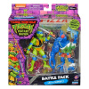 Playmates Teenage Mutant Ninja Turtles Akční Figurky Leonardo vs. Super Fly 11 cm