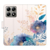 Flip pouzdro iSaprio - Xiaomi 14T - Ornamental Flowers 03 s kapsičkami na karty (Flipové knížkové pouzdro, obal, kryt iSaprio s přihrádkami na karty a motivem)