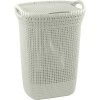 Kôš Curver® KNIT 3676 57L, krémový, 45x61x34 cm, na bielizeň, prádlo