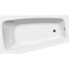 Aqualine Aqualine, BEROUNKA vaňa160x90x41cm, ľavá, biela, A1690