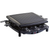 Steba RC 2.1 raclette gril 8 panvíc, funkcia grilovania, zviazaný kábel čierna; 621200