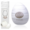 Tenga Egg Silky - masturbátor s náhodne prepletenými prúžkami