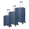 Cestovné kufre set 3ks Travelite Mooby S,M,L 218 L modrá