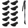10X NÁSTAVCE NA PALICE KONCOVKY NORDIC WALKING TOPÁNKY PODLOŽKY SADA NA PALICE