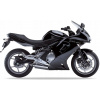 NÁLEPKY JUULA NA MOTOCYKEL PRE KAWASAKI ER 6F 2007 ČIERNA 17K