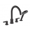 Hansgrohe Vanová baterie Vernis Blend se sprchovým setem černý mat 71456670