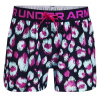 Dievčenské šortky Under Armour Play Up Printed - black/breeze/meteor pink - Čierny (XL)