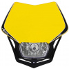 UNI predná maska vrátane svetla V-Face, RTECH (žlto-čierna)