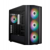 Cooler Master case MasterBox 600, ATX, Průhledná bočnice, 3x 140mm ARGB Fan, 1x 120mm ARGB Fan, ARGB Hub, Černá (MB600-KGNN-S00)