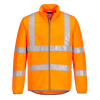 PORTWEST HI-VIS ECO EC24 / Ekologická softshellová bunda, reflexná - HV oranžová XXXL