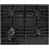 Plynová varná doska Kernau KGH6431TCIB 4 horáky sklo čierna liatinové rošty