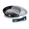 Berlingerhaus Pánev s odnímatelnou rukojetí + víko 24 cm Aquamarine Metallic Line BH-7155