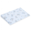 Poťah na detský vankúš - klin New Baby New Baby BASIC 59x37cm bear blue modrá