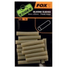 Fox Prevleky Edges Silicone Sleeves 3x25 mm Trans Khaki 15 ks