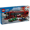 LEGO City 60445 Kamión F1 s autami RB20 a AMR24 F1
