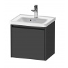 Duravit Ketho.2 Umývadlová skrinka, 44x48x38 cm, 1 zásuvka, grafit mat K25080049490000