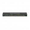 NETGEAR 16-Port High-Power PoE+ Gigabit Ethernet Plus Switch (231W) with 1 SFP port (GS316EPP) Riadený Gigabit Ethernet (10/100/1000) Podpora napájania cez Ethernet (PoE) Čierna (GS316EPP-100PES)