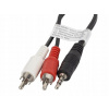Kábel Lanberg CA-MJRC-10CC-0015-BK minijack (3,5 mm) - 2x RCA (cinch) 1,5 m
