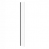 Cersanit Mille, sprchová zástena typu Walk-In 30x200 cm, 8mm číre sklo, čierny profil, S161-015