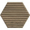 Paradyz SERENE BROWN HEKSAGON STRUKTURA 19,8x17,1 obklad