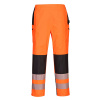 PORTWEST Portwest PW3 Hi-Vis Dámske nohavice do dažďa Oranžová-Čierna, XS