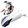 Predný blatník Pitbike, NRG - biela
