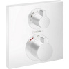 Hansgrohe 15714700 Ecostat Square termostat pod omietku pre 2 spotrebiče, matná biela