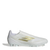 adidas F50 League Laceless Firm Ground Football Boots White/Gold/Wht 9 (43.3)