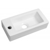 Sapho ZOE keramické umývadlo 37x9x19 cm, l´avé SPH AR496