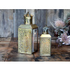 Chic Antique Mosadzná antik kovová lampáš Luptio - 7*7*20 cm - Chic Antique