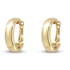biju biju Pozlátené náušnice veľké kruhy 1003050