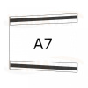 Plastová kapsa A7 na šířku typ C 2x magnet - PVC kapsa A7Š - 2x magnet - 1 ks