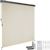 tectake 406143 zvislá markíza eloise s 2 nástennými držiakmi - 180 x 250 cm, béžová