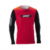 LEATT dres krátky rukáv MTB Gravity 8.0 , Race Red, Variant S / US38 / EU48