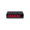 5-Port Gigabit Desktop Switch SPEC: 5× Gigabit Ports, Plastic Case FEATURE: Plug and Play, Power Saving - Mercusys MS105G