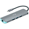 i-tec USB-C Metal Nano Docking Station 4K HDMI LAN + Power Delivery 100 W C31NANODOCKLANPD