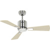 CasaFan ECO NEO III 92 BN-AH/BU WiFi Flügel Ahorn/Buche stropný ventilátor, 12 W, (Ø x v) 92 cm x 360 mm, chróm (kartáčovaný), 942021W; 942021W