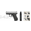 Glock G43X FS Silver slide Subcompact, 9mm Luger Predaj len osobným odberom