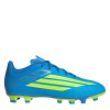 adidas F50 Club Childrens Firm Ground Football Boots Blue/Yellow 1 (33)