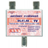 Anténny zlučovač AZP24,41,48+TV IEC