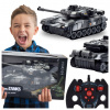 VEĽKÝ TANK NA DIAĽKOVÉ OVLÁDANIE S OVLÁDAČOM RC SVIETI AKU ZVUK OTOČNÁ VEŽA