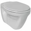 Ideal Standard V340301 EUROVIT WC Závesné 35,5x37x52, Ploché splachovanie, Biela V340301