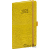 NOTIQUE Vreckový diár Rivoli 2026 (žltozelený) - Notique