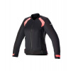 Bunda STELLA ELOISE AIR 2, ALPINESTARS, dámska (čierna/ružová fluo) 2023 Velikost: L