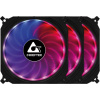 CHIEFTEC sada ventilátorů Tornado / 3x 120mm fan / RGB LED / RGB ovladač / Dálkové ovládání / ultratichý 16 dBa CF-3012-RGB
