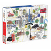 Galison Puzzle mapa Londýna 1000 dielov