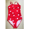 Detské plavky - Jeden -kus h & m outfit 146 biely, červený (H&M Super plavky 146/152 Dales Red)